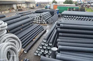 Труба с раструбной муфтой sn6 400/343 6м гофрированная 3